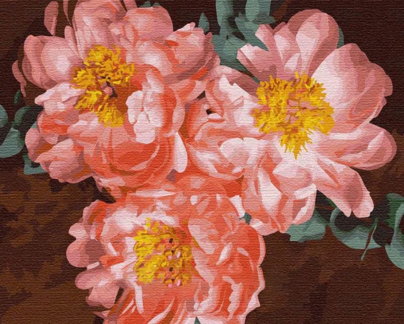 Картина по номерам Ideyka Пионовое вдохновение 40x50 см (MTT-122995)