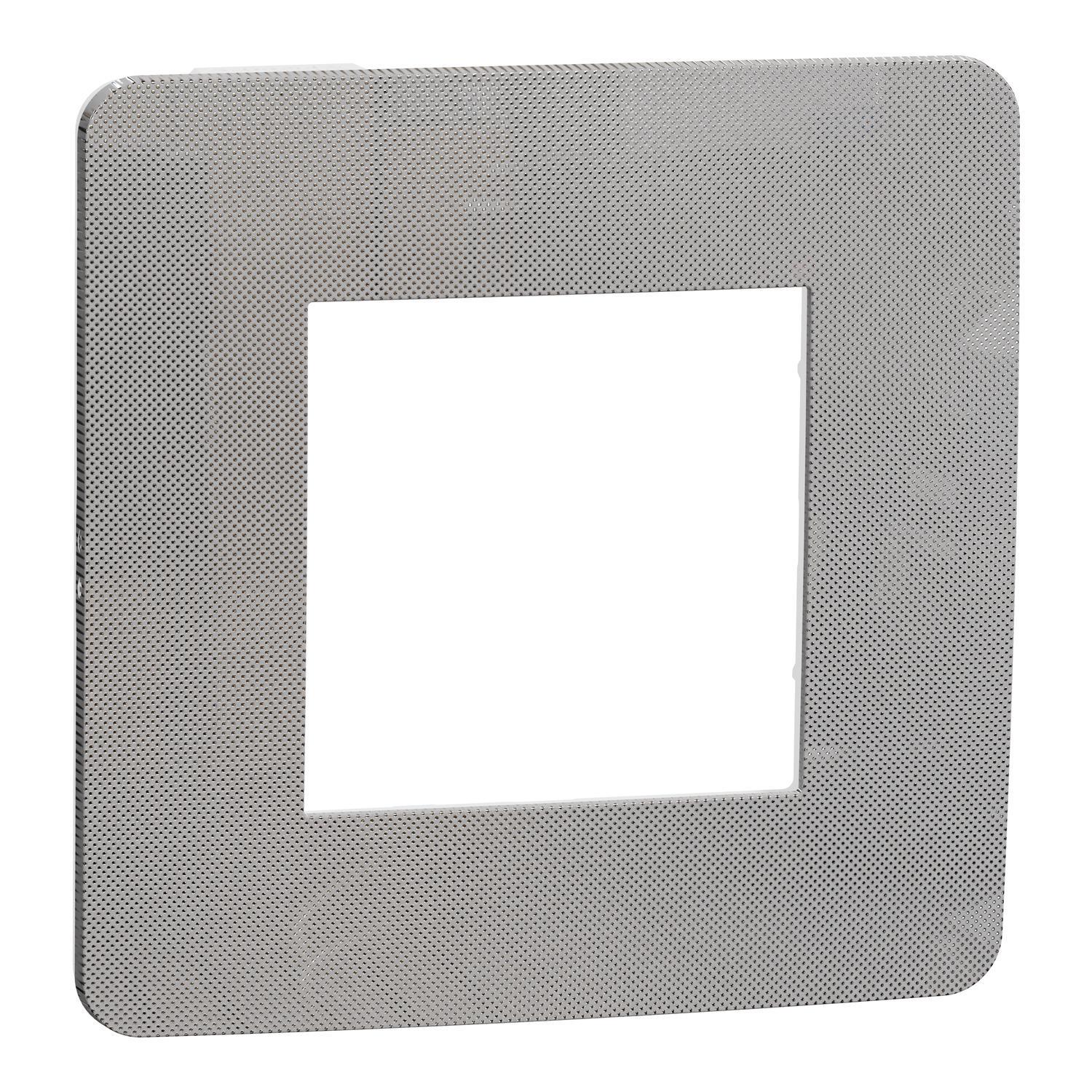 Рамка одноместная Schneider Electric Unica Studio Хром/Белый (NU280255)