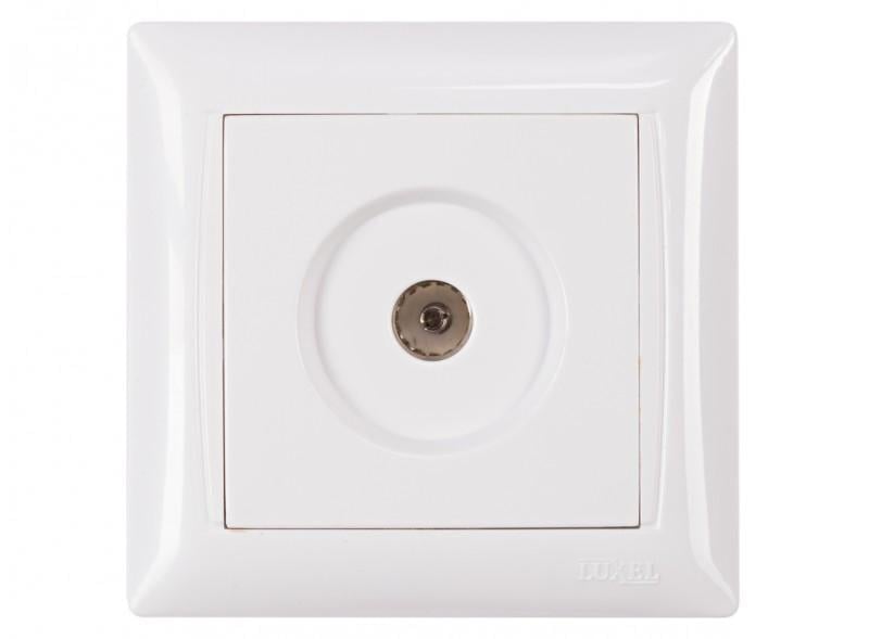 Розетка Luxel PRIMERA TV одинарная Белый (3009)