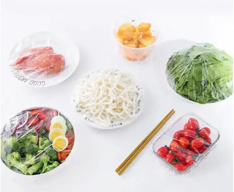 Крышка-чехол на резинке для посуды и пищевых продуктов 100 шт. (2224867256)