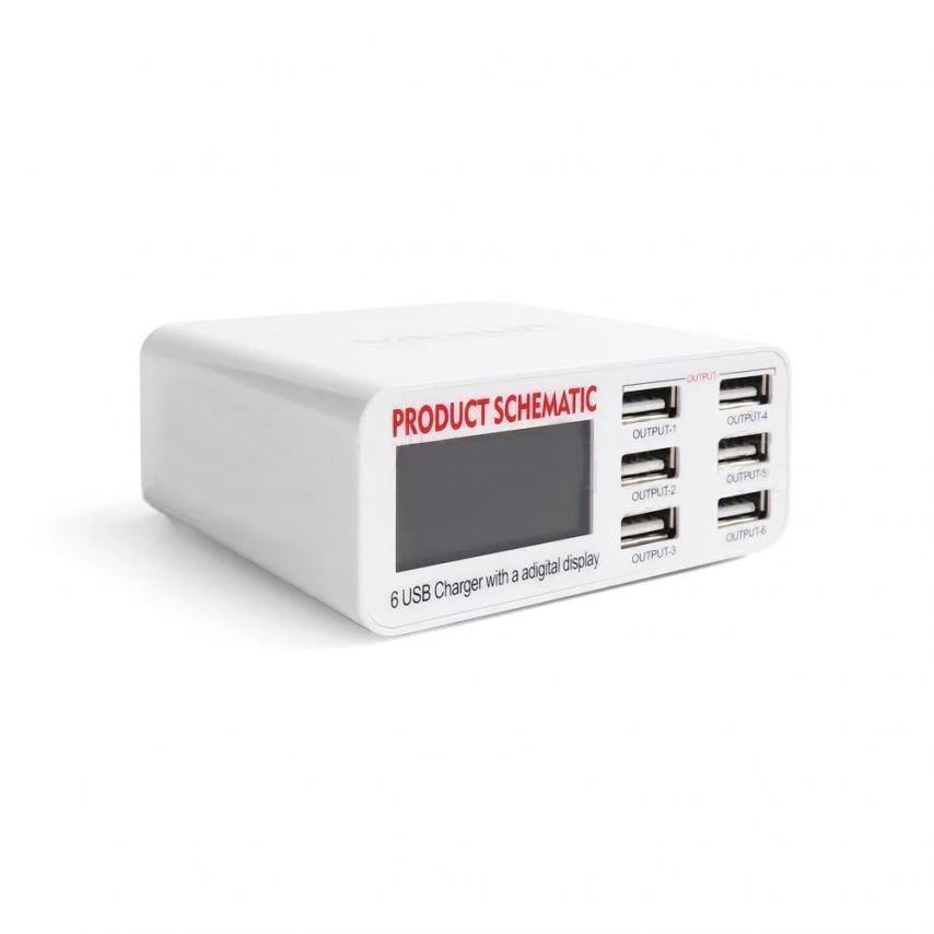 Зарядное устройство Yaxun YX-899 6USB/5V/8A/40W Зарядное устройство Yaxun YX-899 6USB/5V/8A/40W