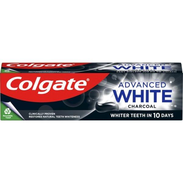 Зубна паста Colgate Advanced White Charcoal 75 мл