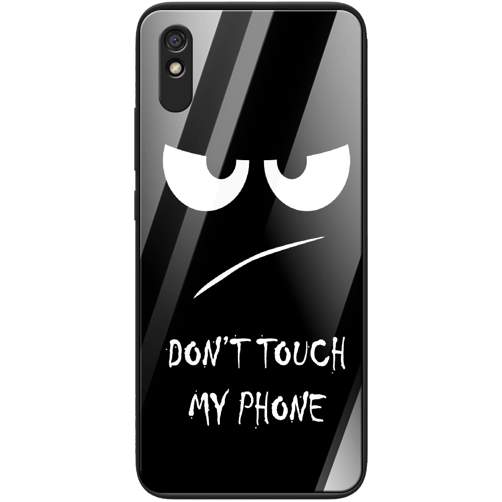 Чохол BoxFace Xiaomi Redmi 9A Don't Touch my Phone Чорний силікон зі склом (40304-up535-41116)