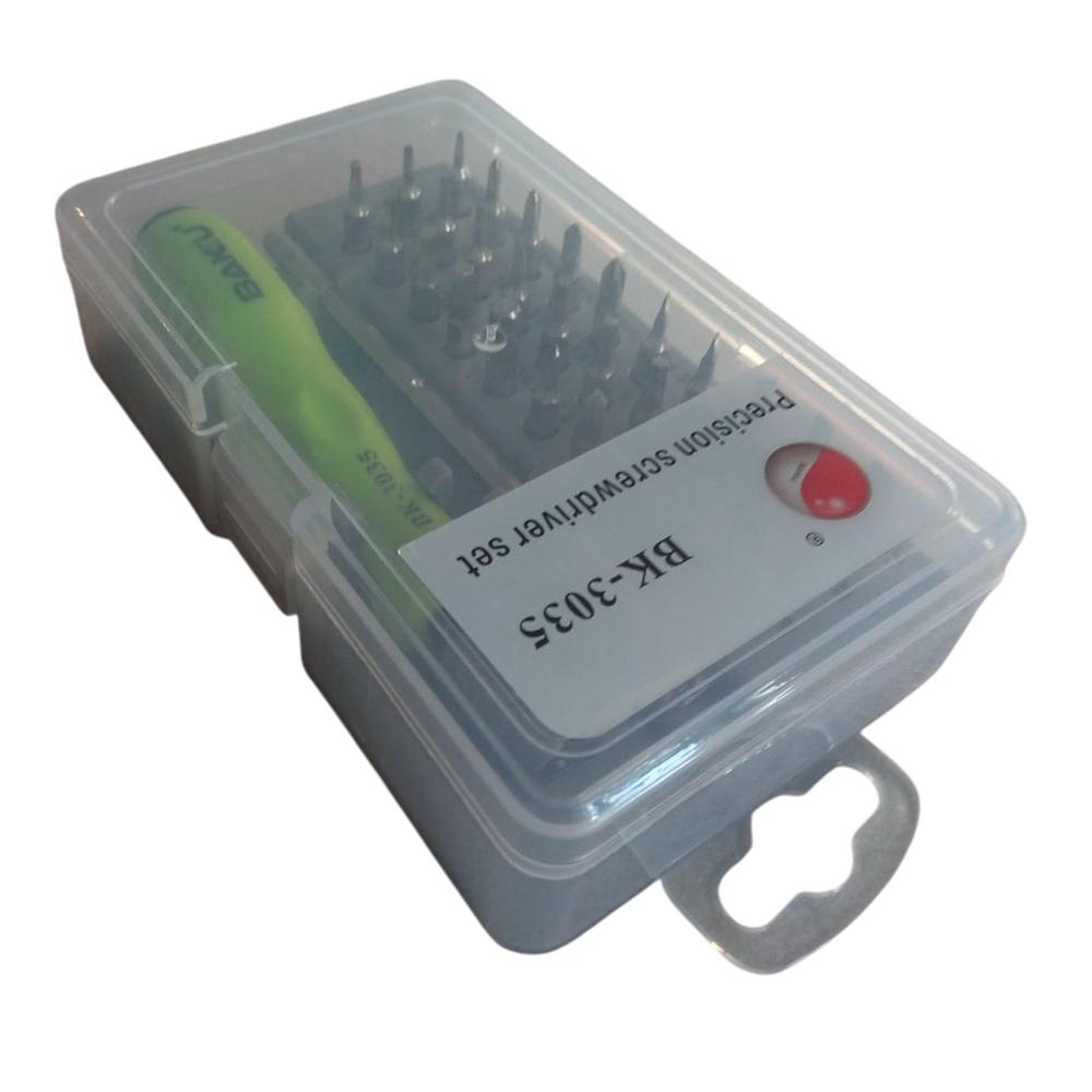 Отвертка цанговая BAKU BK-3035 с набором бит/прецизионные отвертки Transparent (110291-2) - фото 8