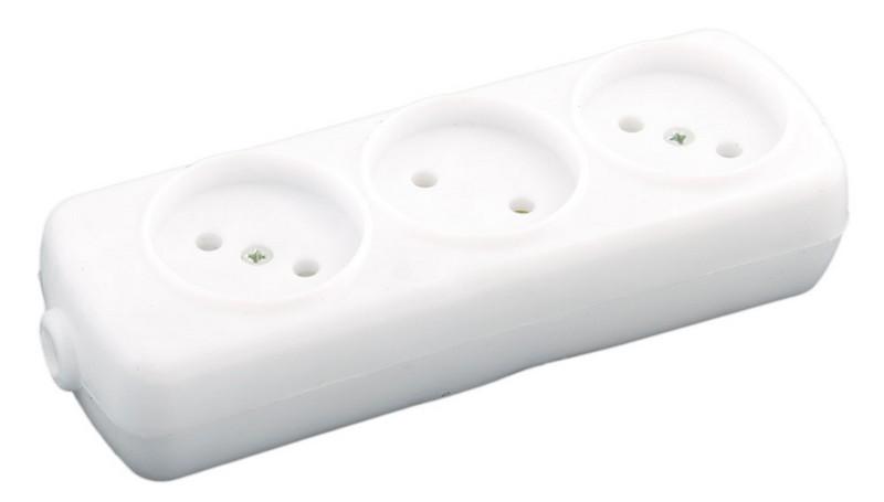 Колодка Господар 3 розетки економ (94-0064) Колодка Господар 3 розетки економ (94-0064)