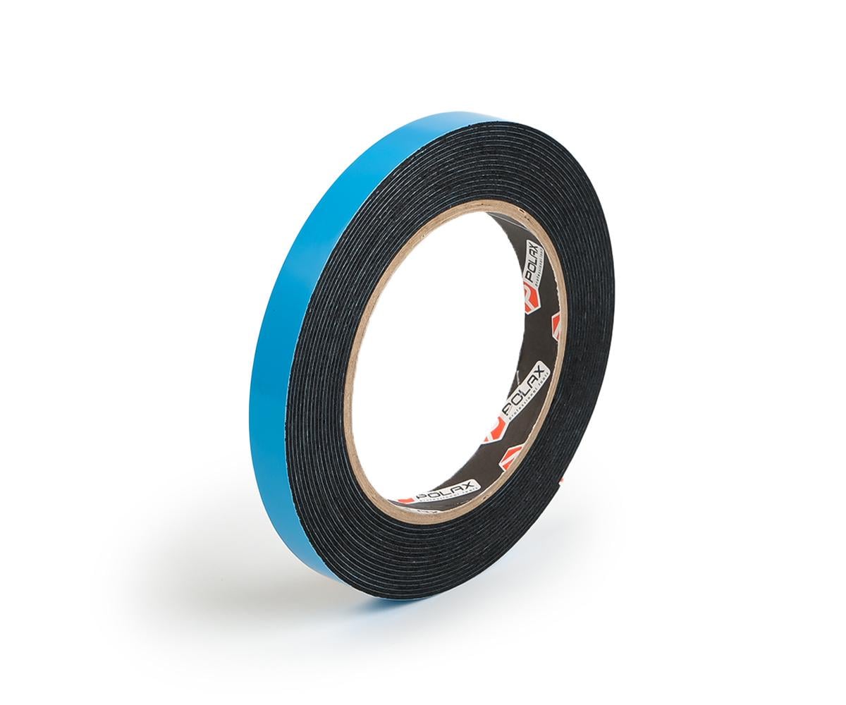 Скотч двухсторонний Polax клейкая лента Авто на вспененной основе 12 мм х 5 м (101-072)
