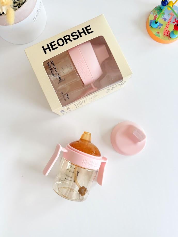 Поильник детский HEORSHE 6+ мес 210 мл Розовый (28056553) - фото 2 Поильник детский HEORSHE 6+ мес 210 мл Розовый (28056553) - фото 2