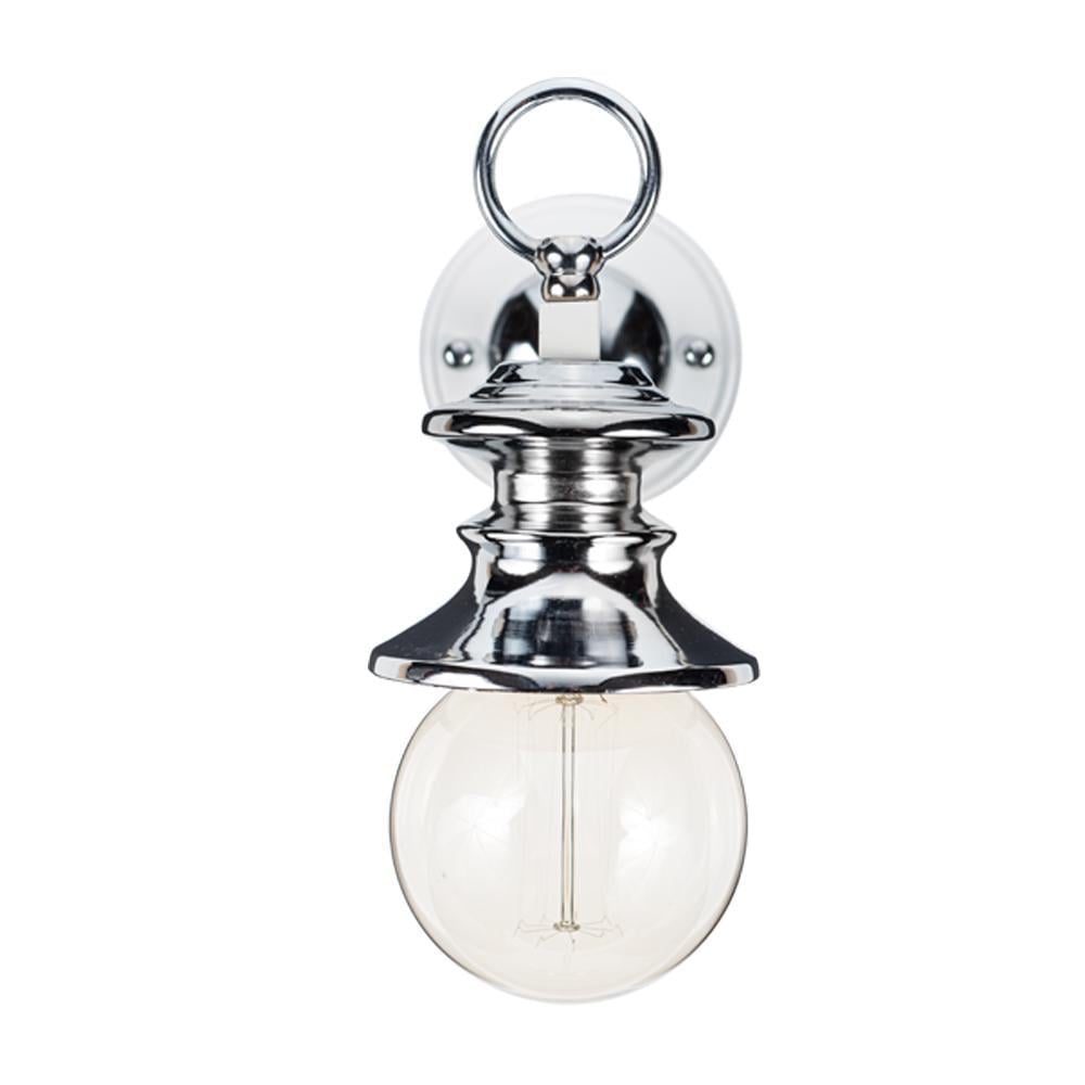 Бра Caspe с выключателем и вилкой Chrome (WL-0002117 M/CHROME в/в)