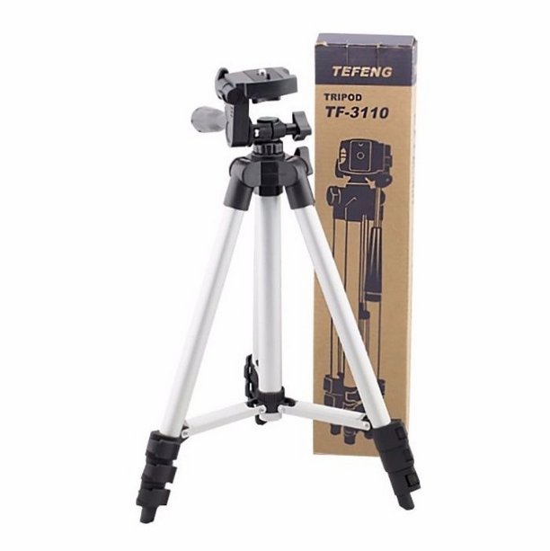 Штатив универсальный TRIPOD 3110 металлический 35-102 см Белый - фото 1