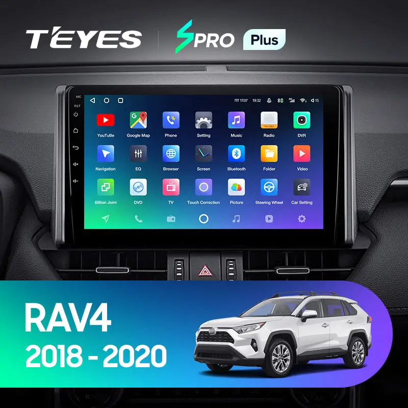 Автомагнітола штатна Teyes для Toyota RAV4 XA50 2018-2020 Android SPRO PLUS 6+128G Wi-Fi/4G (1674435404) - фото 3