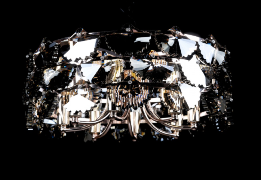 Хрустальная люстра L87905/8 A/B Gold Золото/Черный (AN000280) Хрустальная люстра L87905/8 A/B Gold Золото/Черный (AN000280)