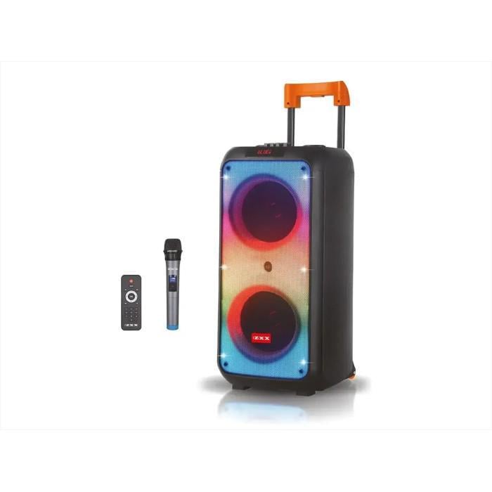 Портативна акустична колонка ZXX‑1095 80 Вт Bluetooth/LED з мікрофоном та пультом (ML-05175)