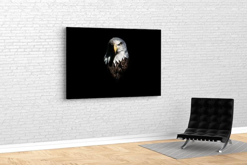 Картина для интерьера Гордый орел 120x80 см (562)