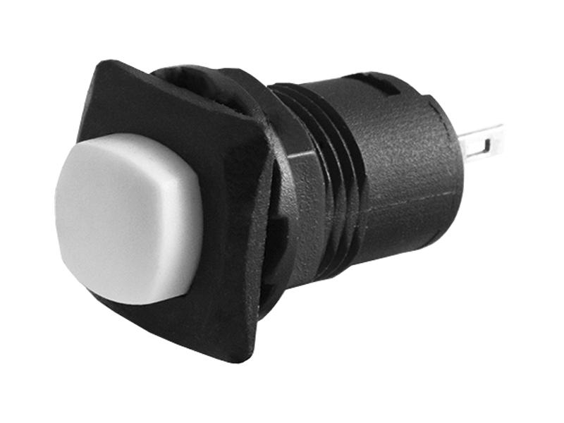 ᐉ Кнопка квадратная ON/OFF с фиксацией Белый (DS-226) • Купить в Киеве ...