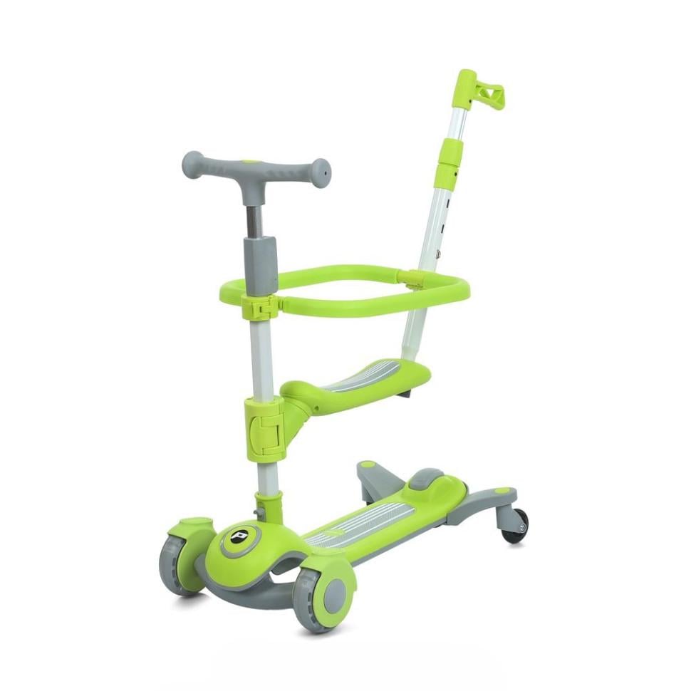 Самокат Bambi триколісний 3в1 з музикою та світлом Салатовий (DS-171-S-409) Самокат Bambi триколісний 3в1 з музикою та світлом Салатовий (DS-171-S-409)