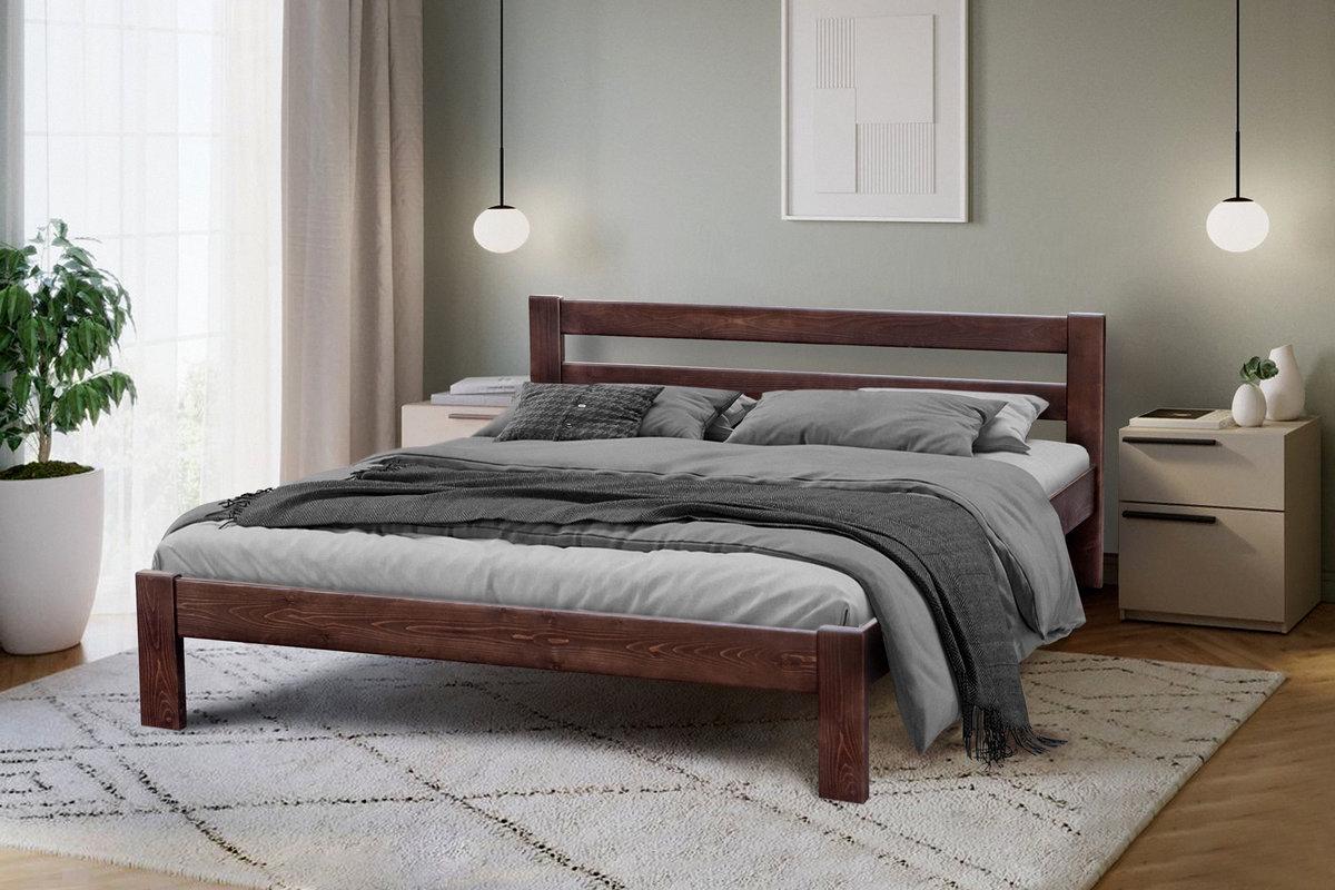 Кровать Мікс Меблі Агат 1600х2000 мм Орех (А0055180) - фото 2 Кровать Мікс Меблі Агат 1600х2000 мм Орех (А0055180) - фото 2