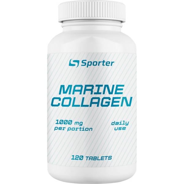 Коллаген морской Sporter Marine Collagen 120 таблеток