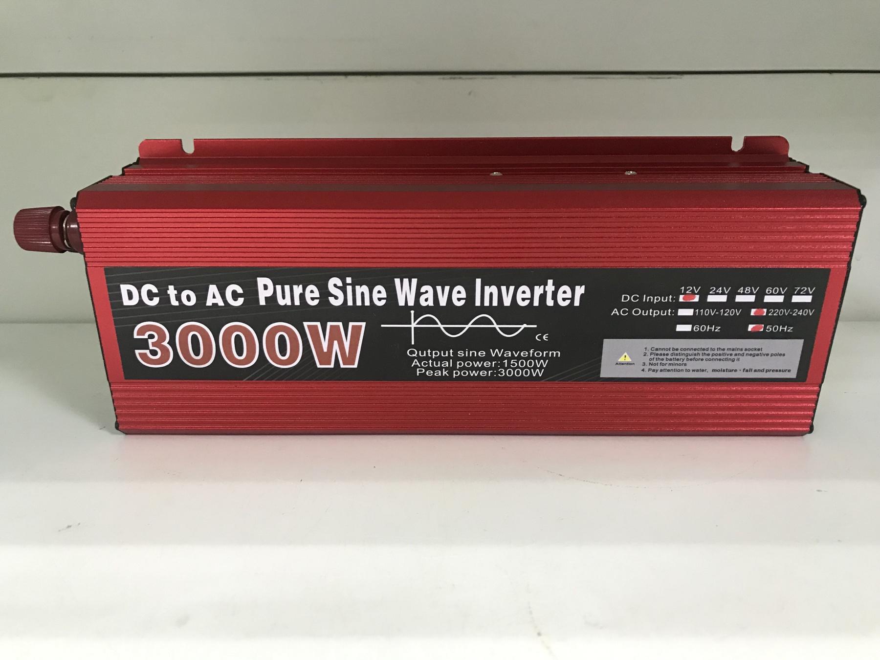 Інвертор 12v/220v 3000 Вт чиста синусоїда - фото 6 Інвертор 12v/220v 3000 Вт чиста синусоїда - фото 6