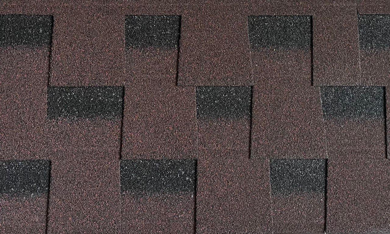 Бітумна черепиця SIM SHINGLE EFFECT 2,52 м.кв/уп. Червоно-коричневий
