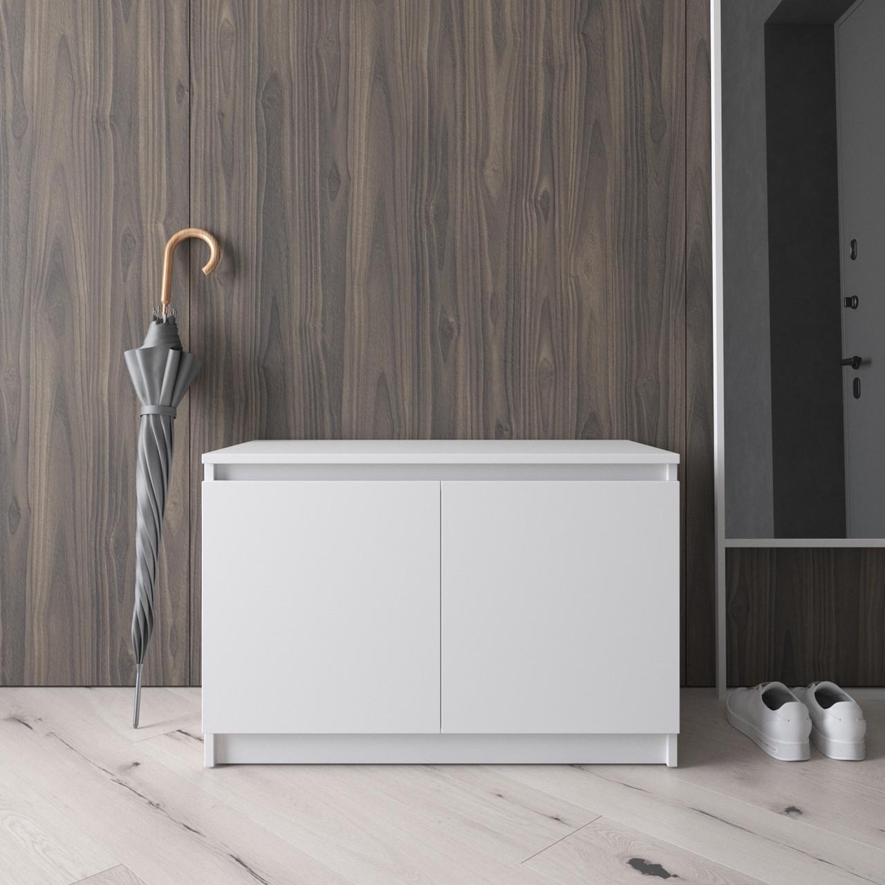 Тумба для обуви Вайс R-20 802х400х530 мм Белый (30717725) - фото 1 Тумба для обуви Вайс R-20 802х400х530 мм Белый (30717725) - фото 1