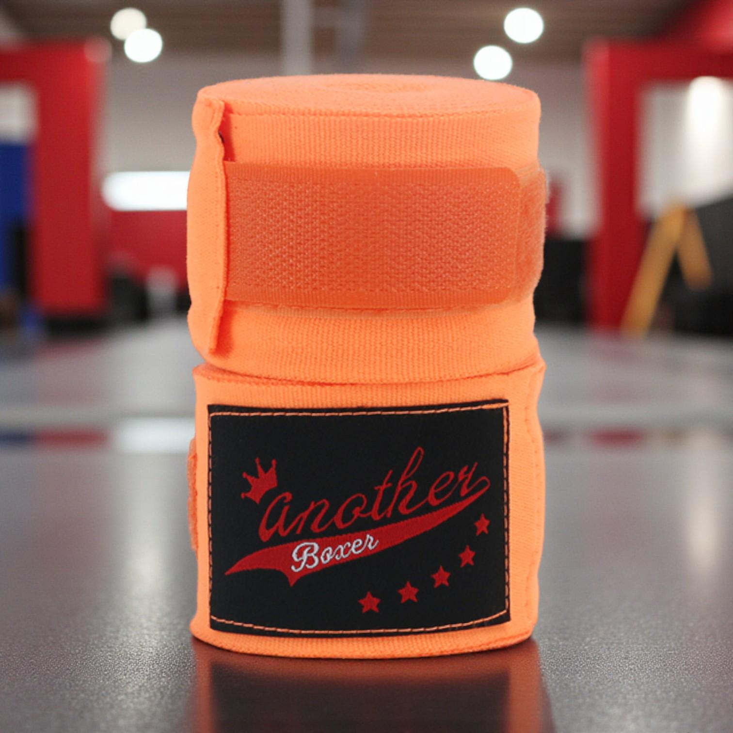 Бинты боксерские Another Boxer под перчатки 3 м Персиковый - фото 4