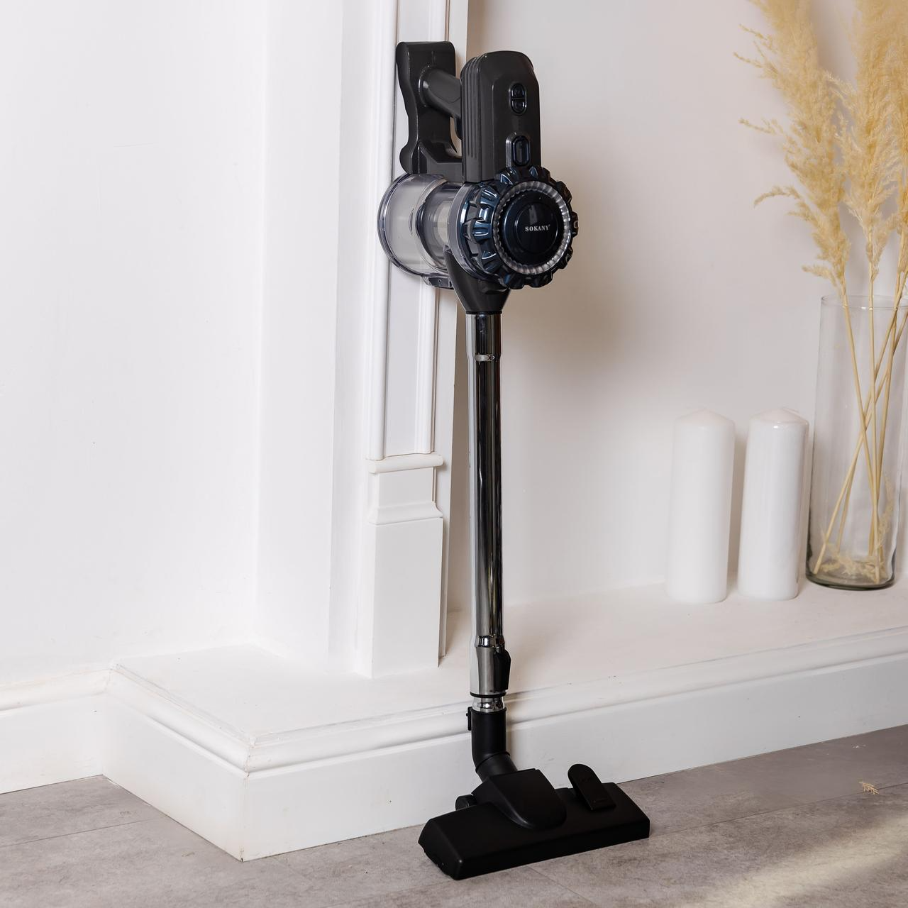 Пылесос ручной беспроводной аккумуляторный Sokany SK-13020 колбовый с циклонным фильтром 2000 Вт Синий (SK-13020) - фото 2 Пылесос ручной беспроводной аккумуляторный Sokany SK-13020 колбовый с циклонным фильтром 2000 Вт Синий (SK-13020) - фото 2