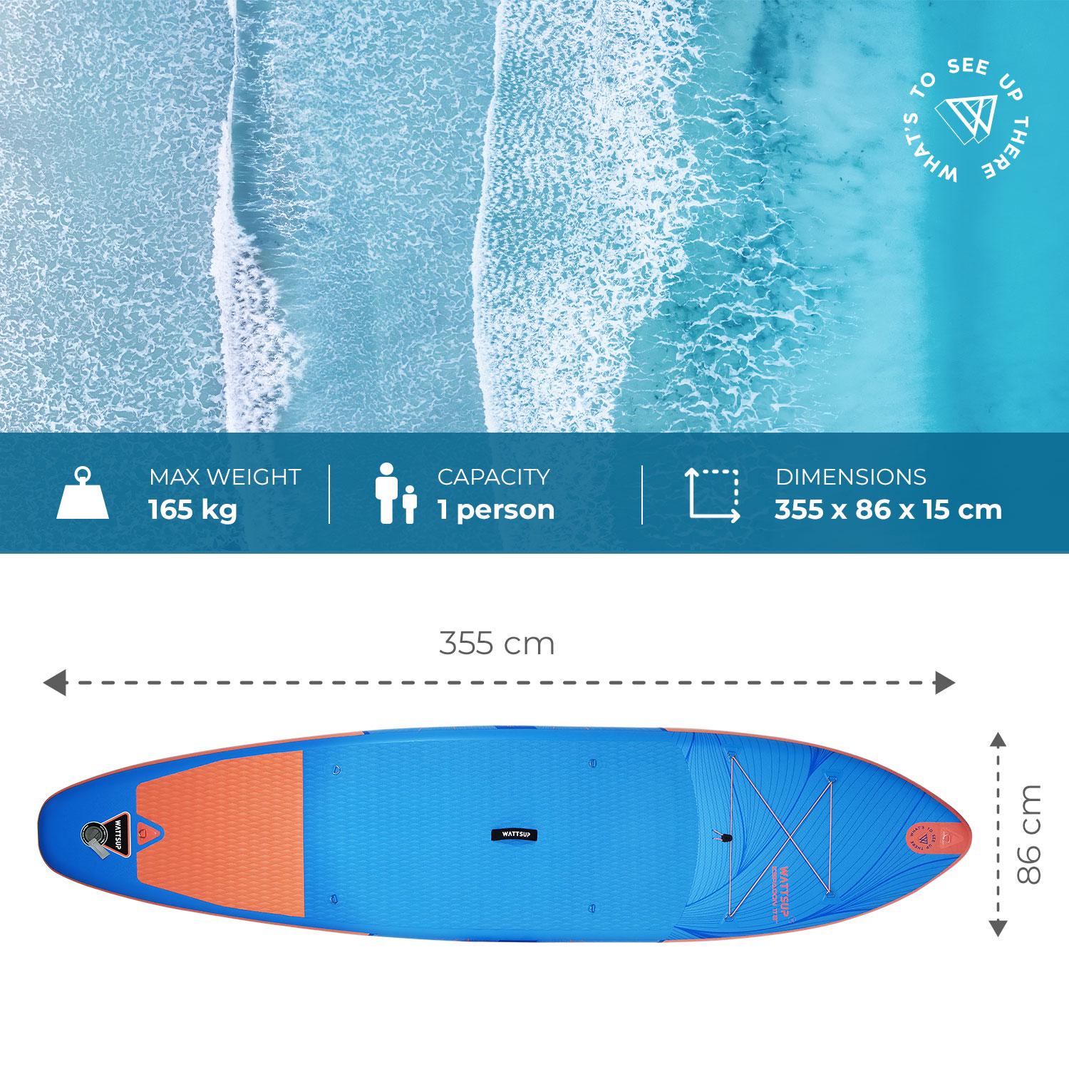 ᐉ SUP-дошка SUP board Wattsup Espadon два шари 11'8