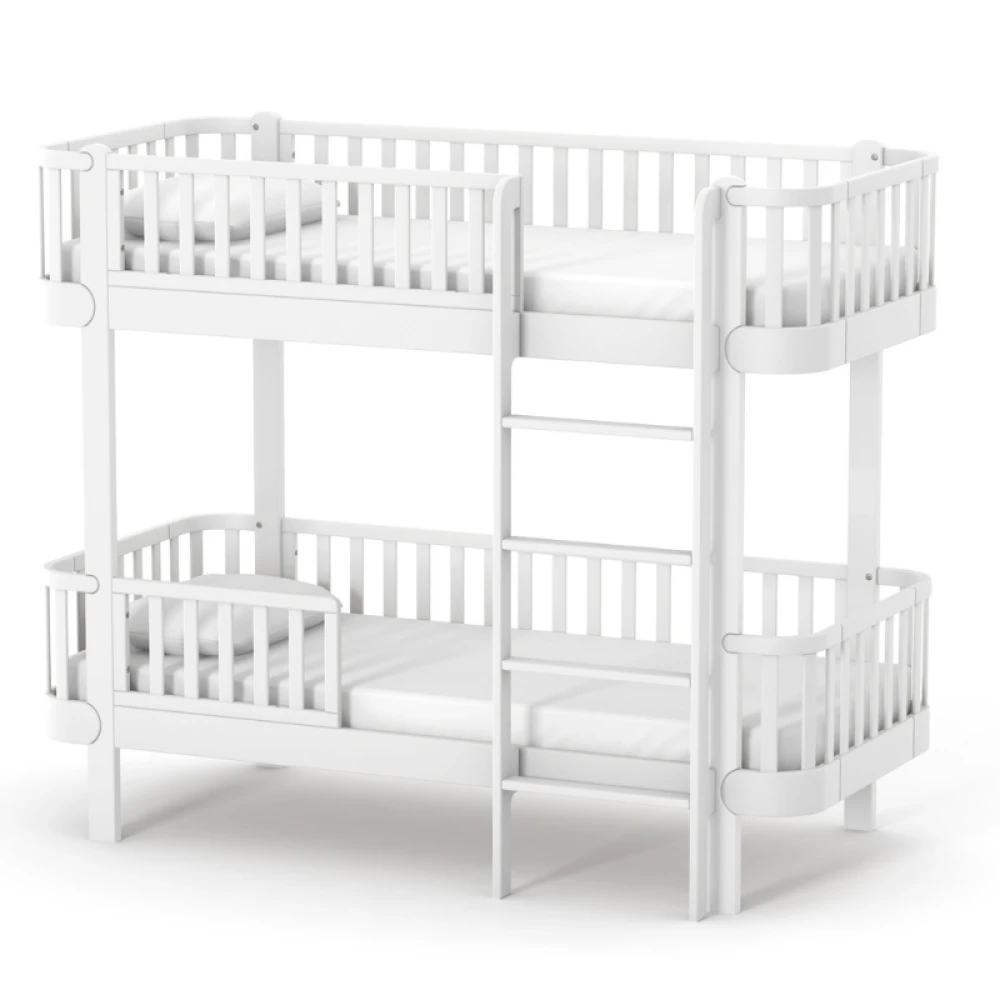 Ліжко підліткове Верес Монако двоярусне 190x80 см Білий (830966592) - фото 1