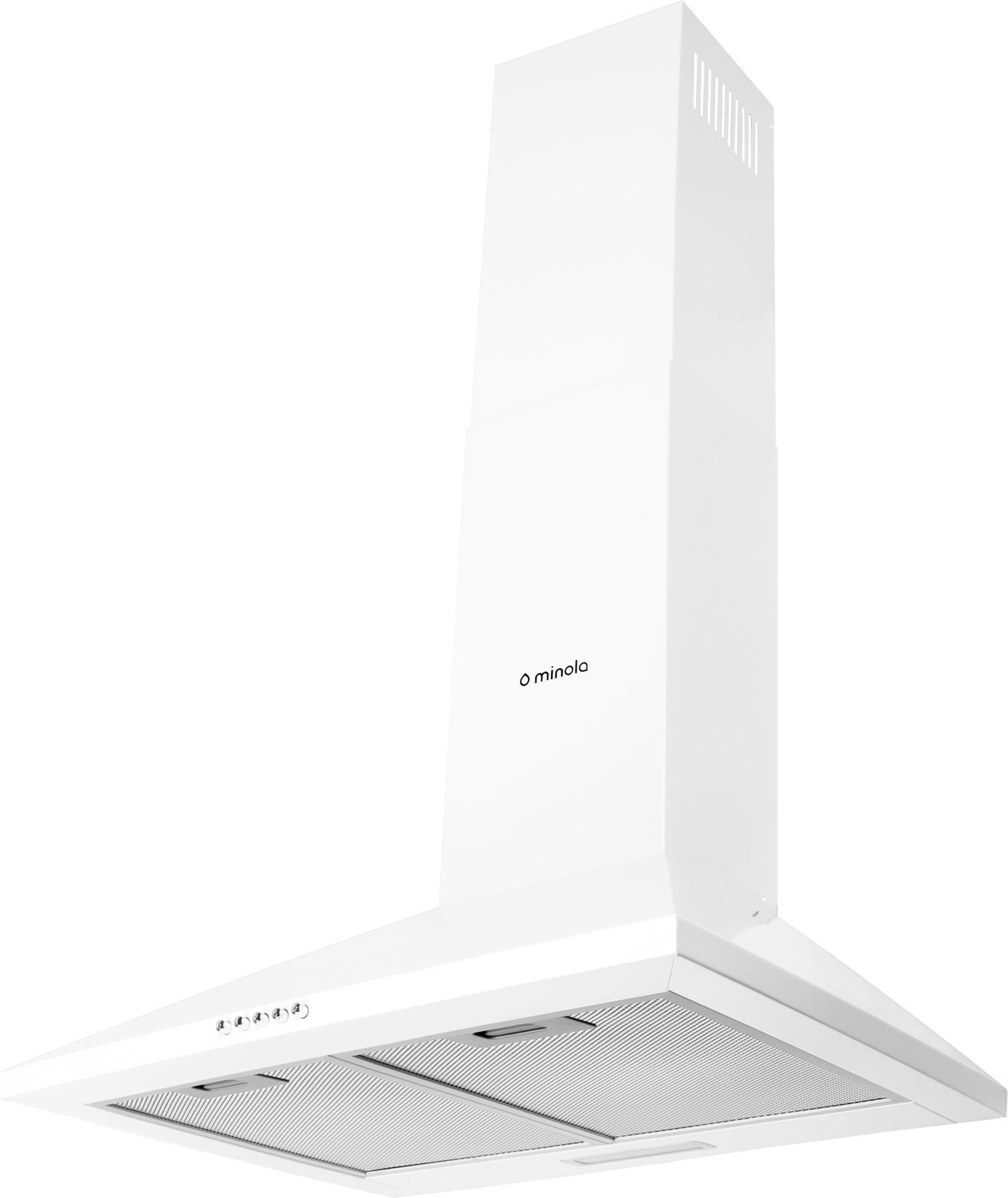 Кухонная вытяжка купольная Minola HK 5214 WH 700 LED White - фото 3 Кухонная вытяжка купольная Minola HK 5214 WH 700 LED White - фото 3