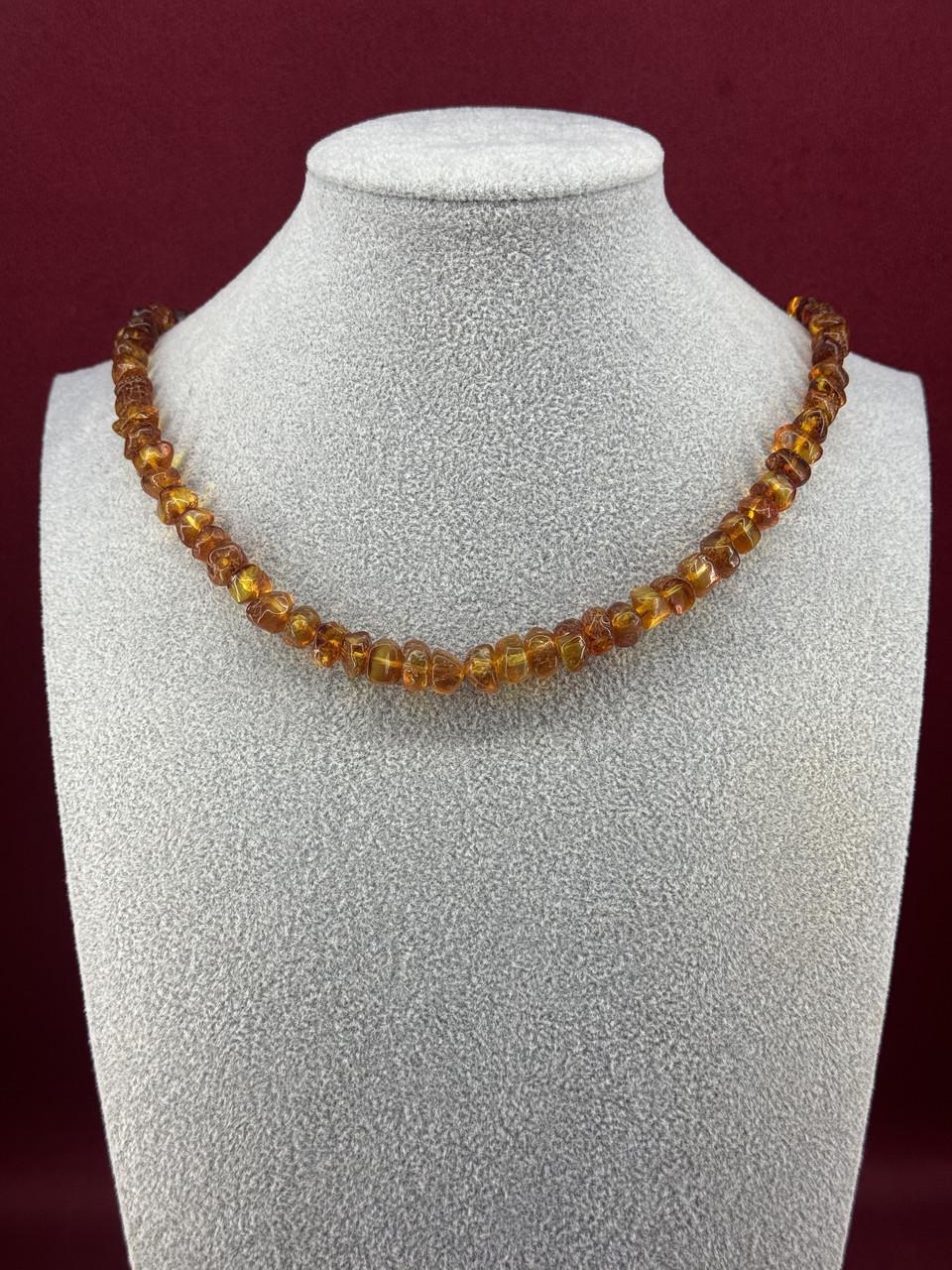 Бусы из янтаря лечебные 50 см (н-743)