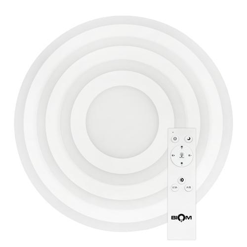Світильник світлодіодний Biom SMART SML-R24-80 з дистанційним керуванням 3000-6000K 80 Вт Світильник світлодіодний Biom SMART SML-R24-80 з дистанційним керуванням 3000-6000K 80 Вт