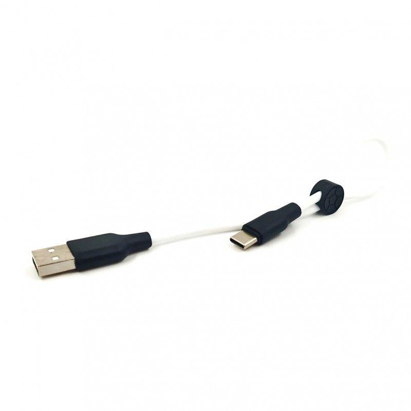 Кабель USB Hoco X21 сверхпрочный силиконовый Type-C 0,25 м White (19837) - фото 3 Кабель USB Hoco X21 сверхпрочный силиконовый Type-C 0,25 м White (19837) - фото 3