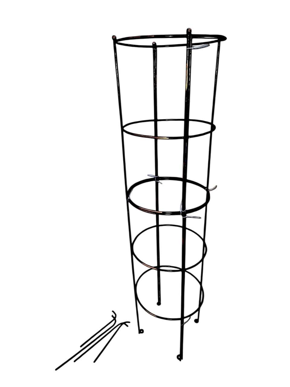 Стойка садовая Тубус кованая металлическая 1,8х0,45 м (25442244)