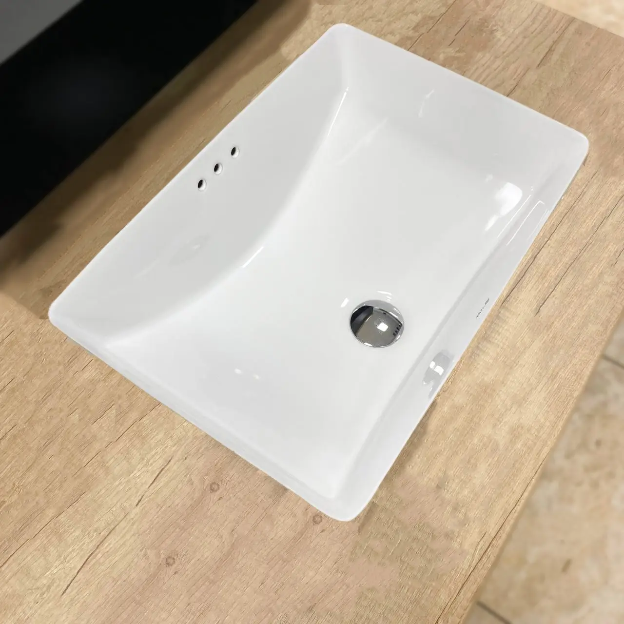 Умивальник врізний VBI Mallare прямокутний 525x380 мм Білий (RM-VBI-018038) - фото 2 Умивальник врізний VBI Mallare прямокутний 525x380 мм Білий (RM-VBI-018038) - фото 2