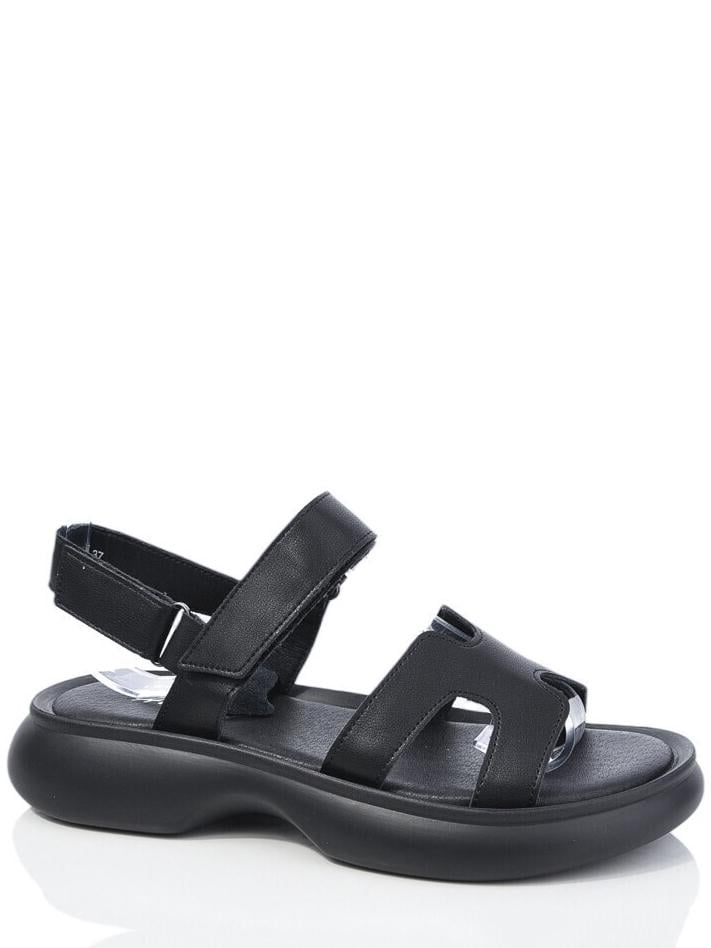 Босоножки кожаные Hengji GN198-1 р. 40 Черный