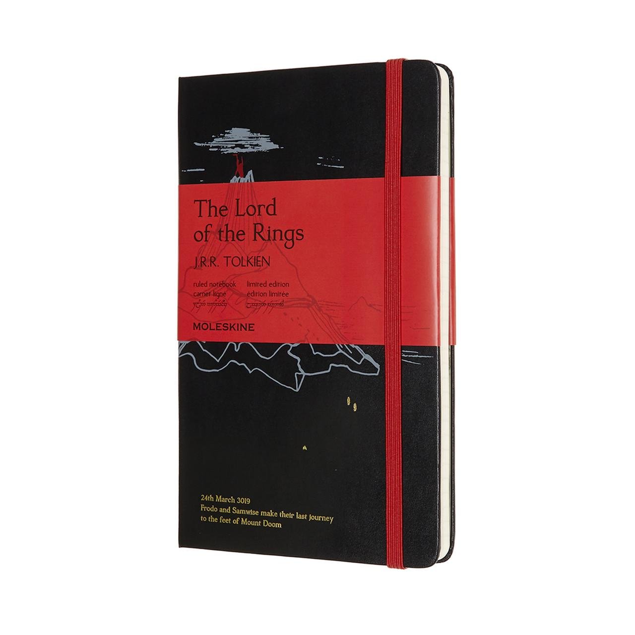 Блокнот Moleskine Limited Lord of the Rings середній 13х21 см 240 сторінок в лінійку Чорний (8053853600141)