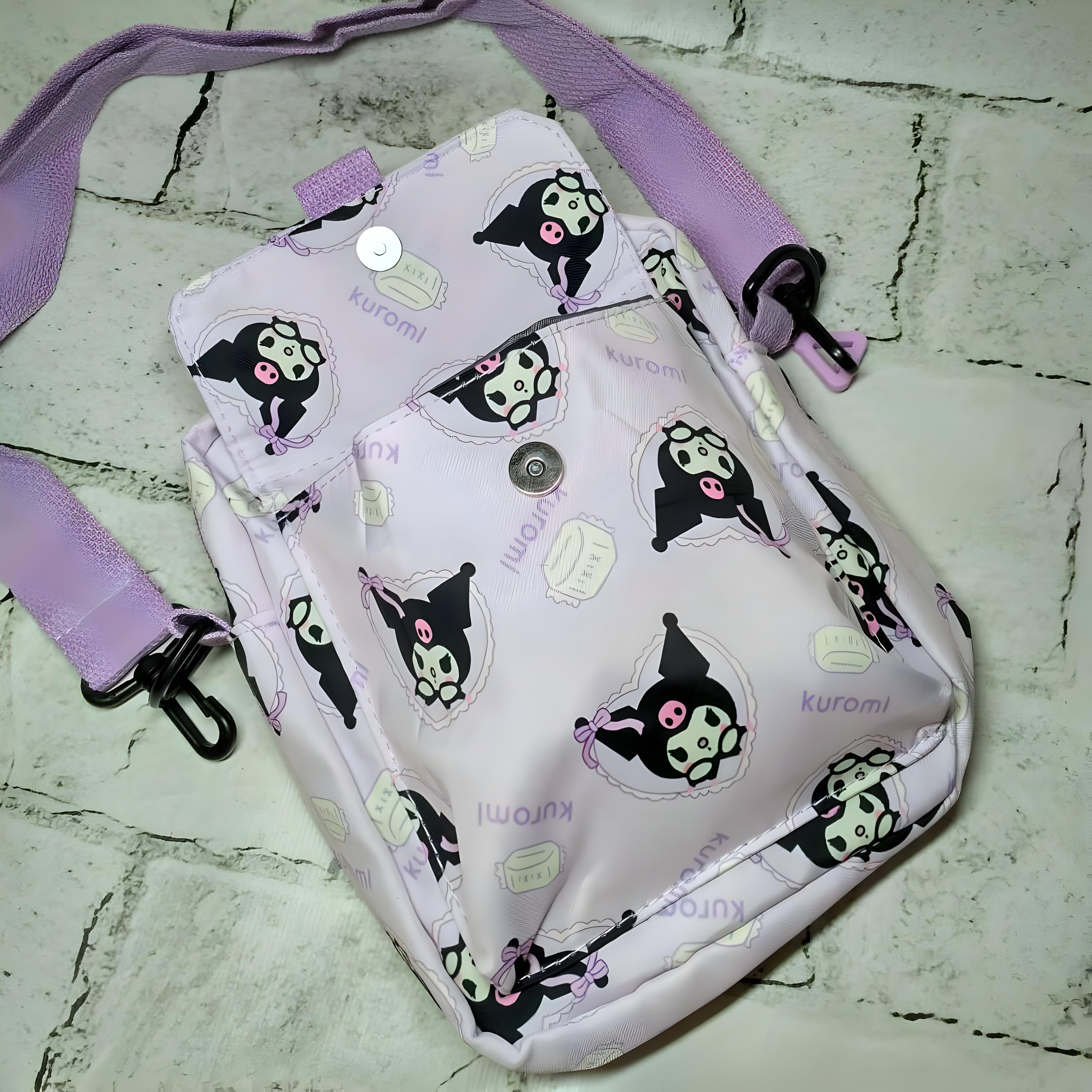 Сумка дитяча крос-боді Куромі 20х16х6 см Бузковий (25-575) - фото 4 Сумка дитяча крос-боді Куромі 20х16х6 см Бузковий (25-575) - фото 4