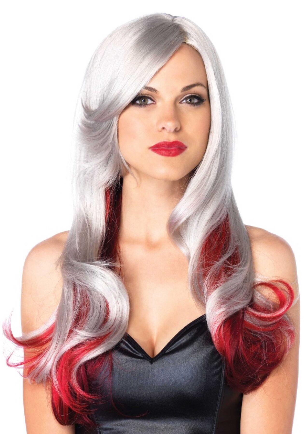 Парик Leg Avenue Allure Multi Color Wig Grey/Red (SO8008)