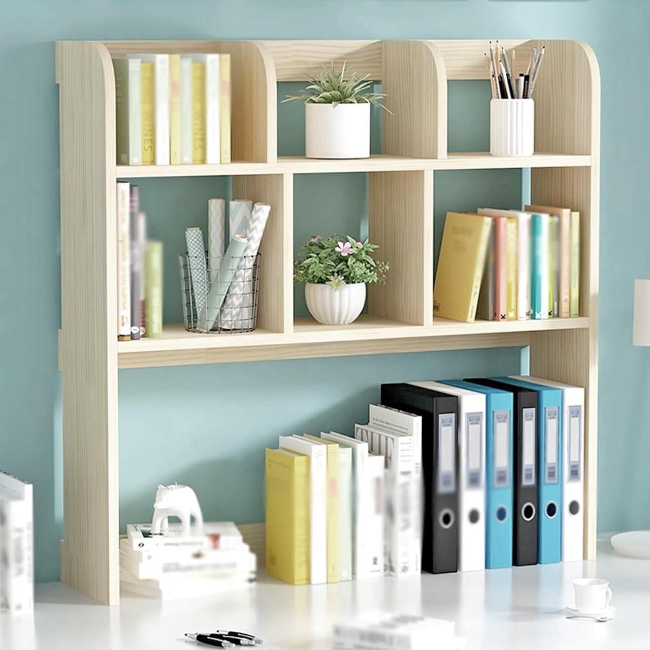 Полка-надстройка настольная из дерева Миронель бланже (АКД-006701)