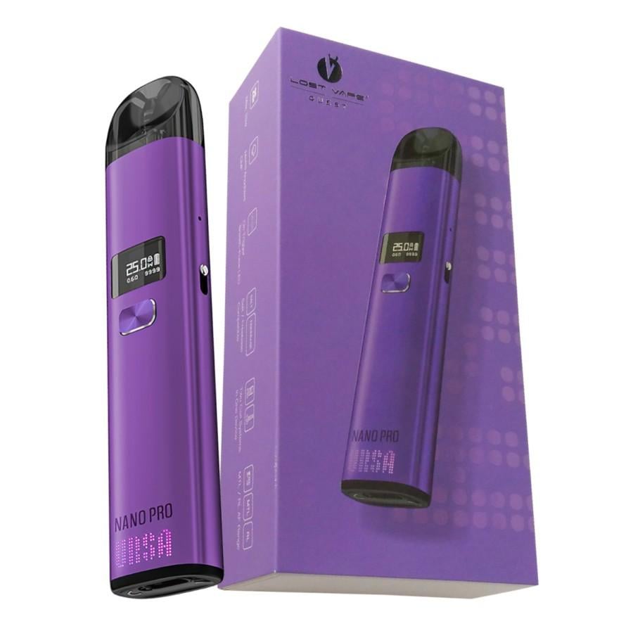 Под-система Lost Vape Ursa Nano Pro 25W Pod 900 mAh 2,5 мл Kit Electric Violet (11641) - фото 10