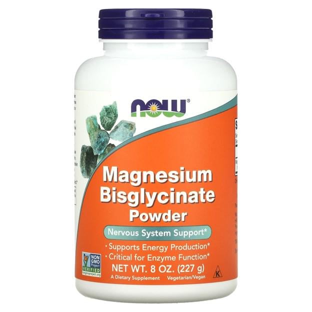 Магній Now Foods Magnesium Bisglycinate Powder 227 г (1247)