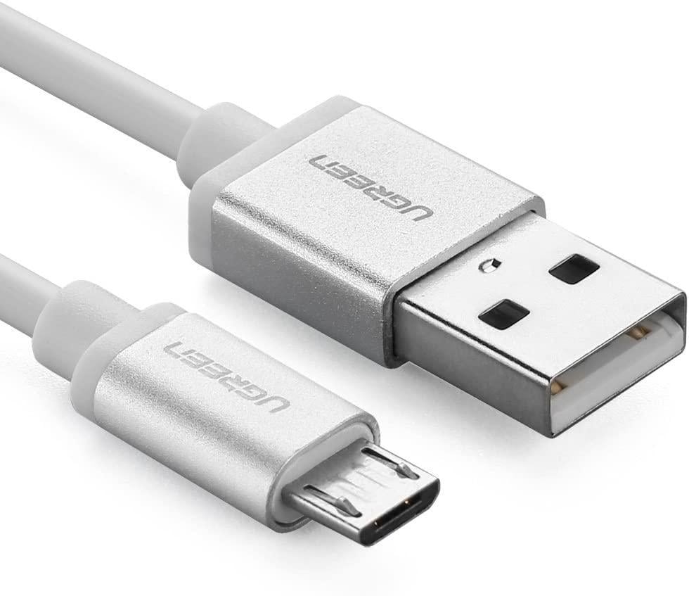 Кабель зарядный Ugreen Micro USB 2,0 5 V 2 A 1,5 м White (US134)