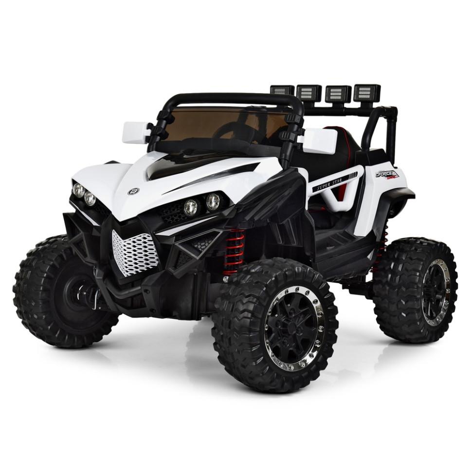 Детский электрический джип Bambi Racer 12V одноместный до 60 кг Белый (DE-169-E-1027) Детский электрический джип Bambi Racer 12V одноместный до 60 кг Белый (DE-169-E-1027)