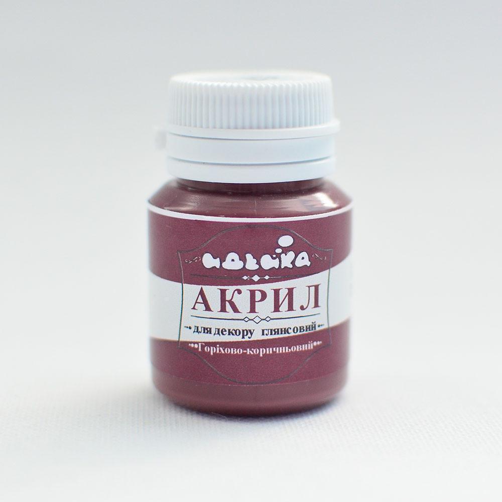 Акриловая краска Идейка 20 мл Орехово-коричневый (skl-98257 gl)