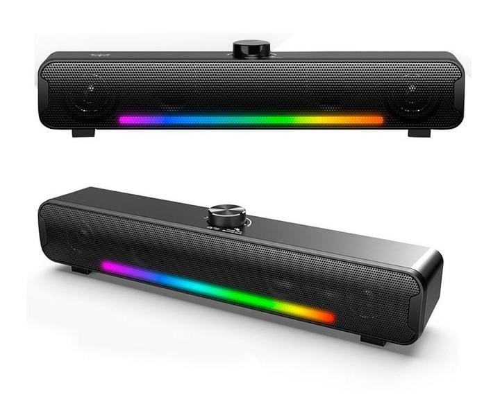 Колонка портативна Onikuma RGB Backlight Bluetooth 5.3/5Wx2/BT5.3/USB Mic - фото 6