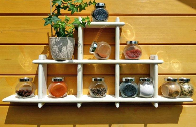 Полиця для чашок з дерева Рагаван Зефір (СДК-007020)