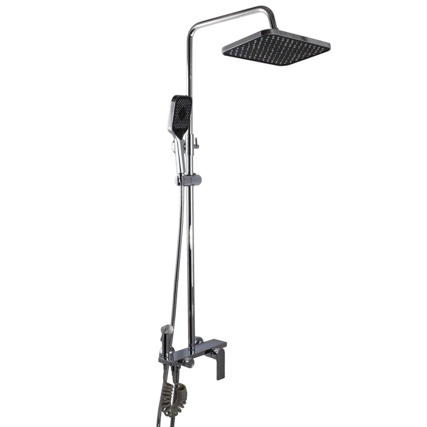 Душевая система Globus Lux Turin GLTU-0550 с тропическим душем латунь Хром (37521315)