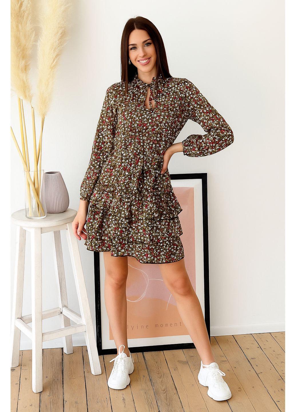 Платье женское с поясом в комплекте Anastasimo XS-S Зеленый (526 зеленый XS-S)