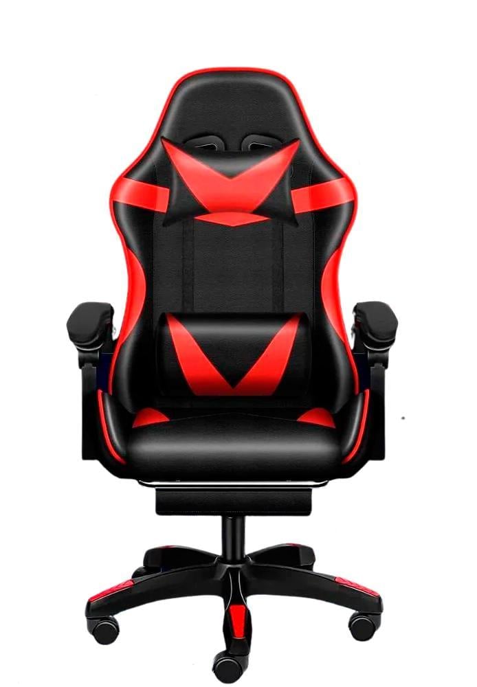 Кресло геймерское Player с подставкой для ног Red/Black (100001)