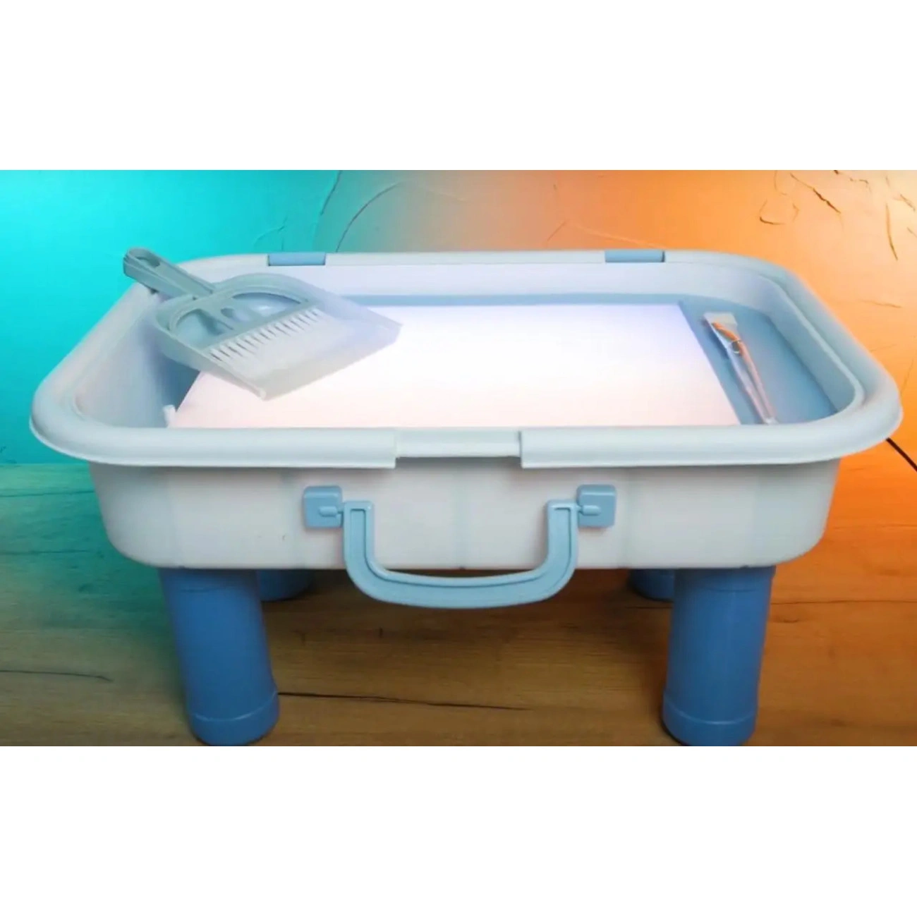 Стол-LED для рисования песком Фантазия интерактивный (29060029) - фото 3 Стол-LED для рисования песком Фантазия интерактивный (29060029) - фото 3